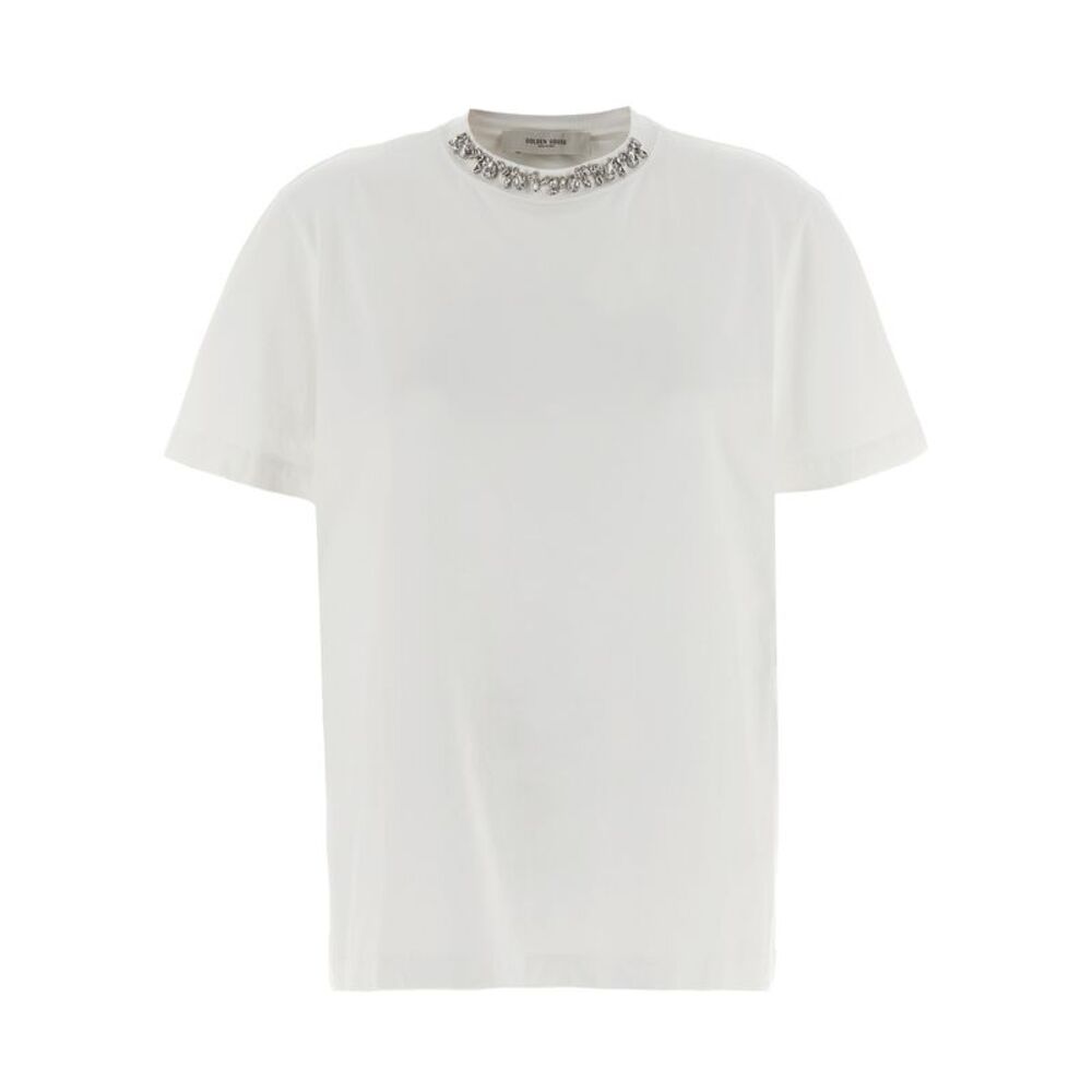 Golden Goose White Cotton Women's T-Shirt